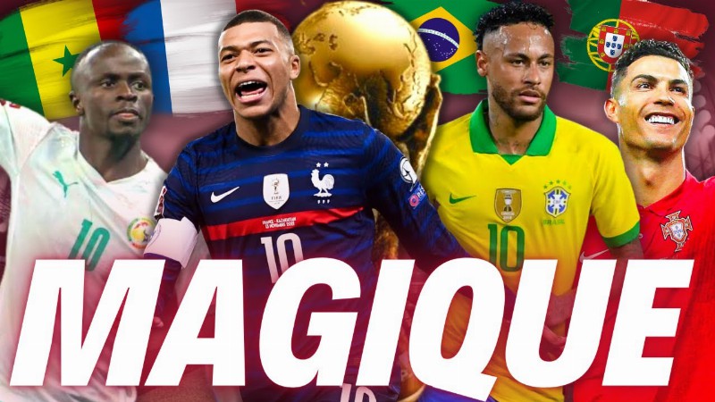 🏆 Coupe Du Monde 2022: France - Tunisie  Senegal - Qatar  Bresil - Cameroun Belgique - Maroc !!!