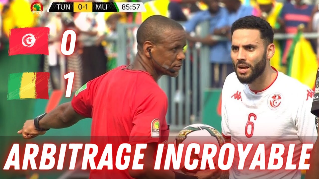 image 0 😱 Incroyable: L'arbitre Perd La Tête !!! Tunisie - Mali (0-1)