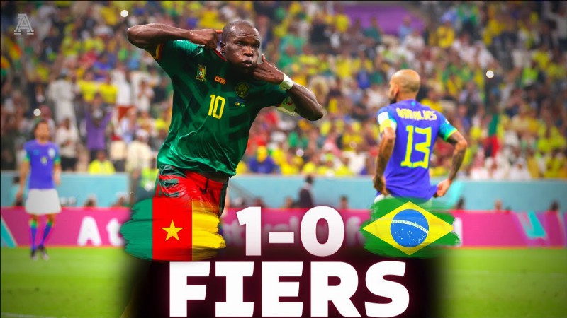 🇨🇲 Le Cameroun Bat Le Bresil 1-0 Et Peut être Fier Avec Des Regrets...