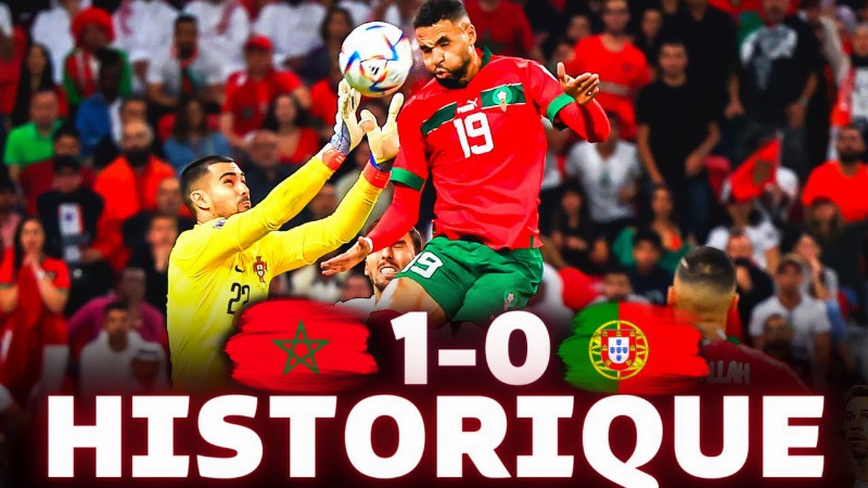 🇲🇦 Le Maroc Bat Le Portugal (1-0) Va En 1/2 De La Coupe Du Monde ! Historique