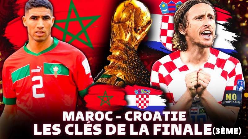 image 0 🇲🇦 Maroc - Croatie 🇭🇷 Pour Décrocher La 3ème Place En Coupe Du Monde